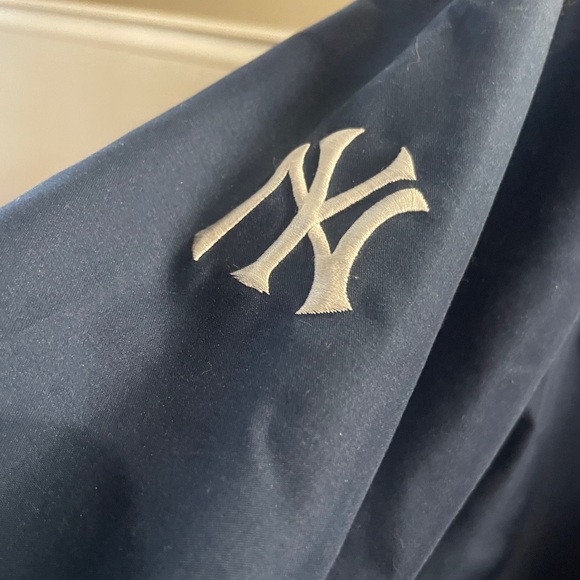 Vintage Nike New York Yankees Pullover Windbreaker V-Neck Jacket XL MLB - Picture 3 of 13